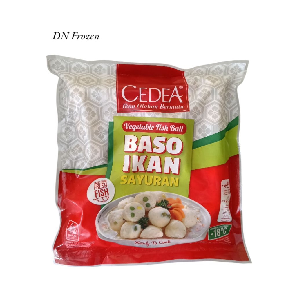 

CEDEA Baso Ikan Sayuran 500 Gram