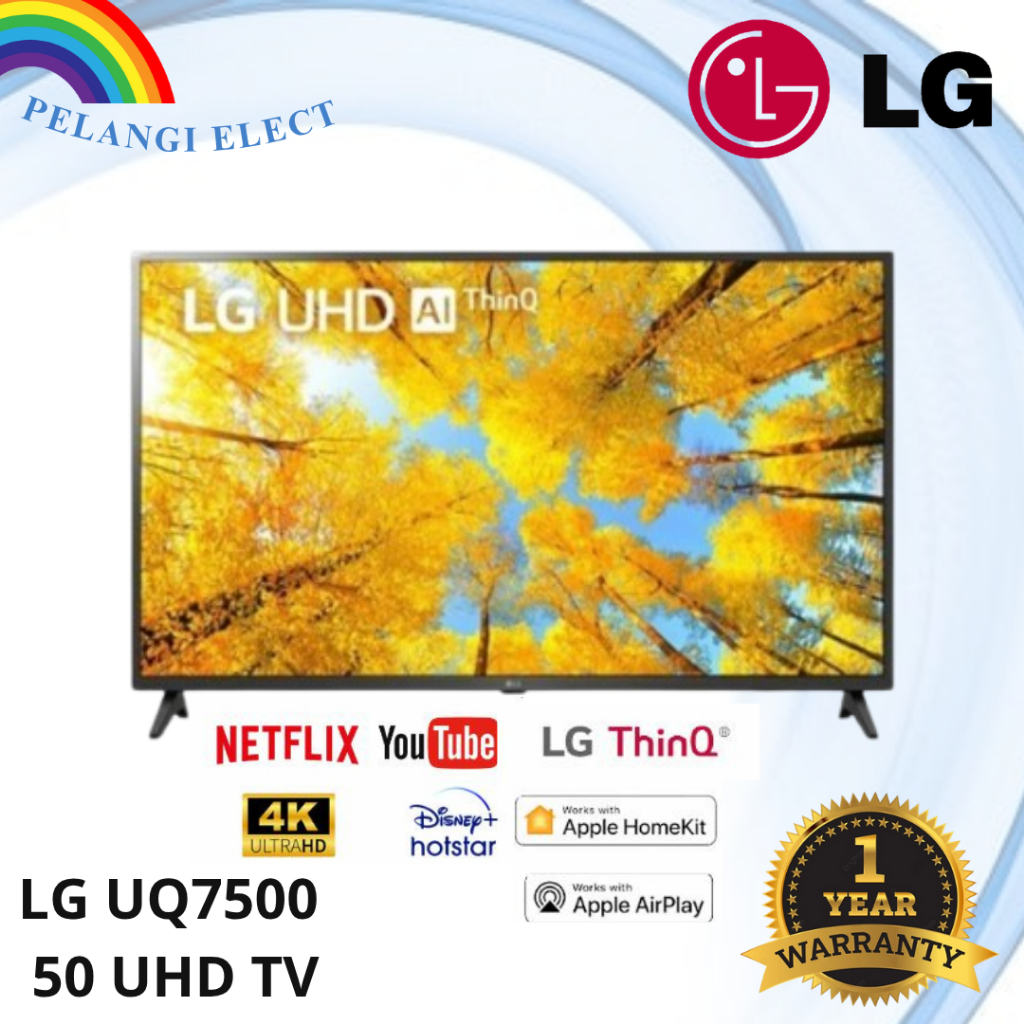 TV LG 50UQ7500PSF SMART TV 50 INCH LED 4K UHD 50UQ7500 50UQ75 50UQ UQ7500PSF UQ7500