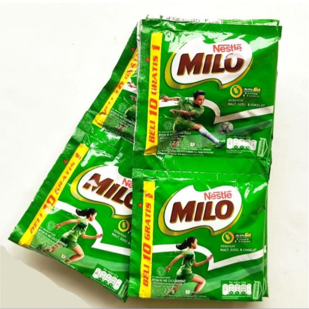 

Milo sachet rencengan/milo sachet rancangan snack/milo sachet renceng/milo active go/susu coklat renceng 22 gram 10 pcs