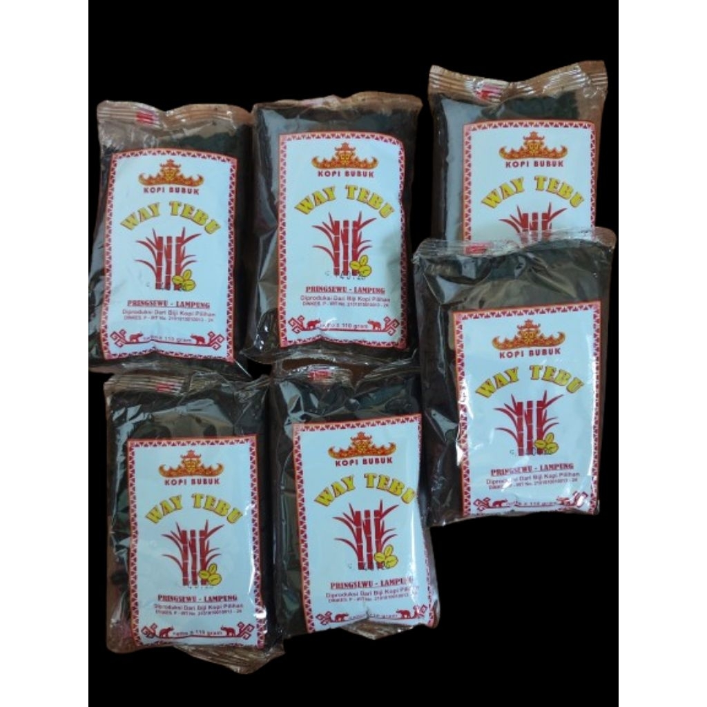 

(6 bungkus) Kopi Way Tebu 110 gram Asli Pringsewu Lampung