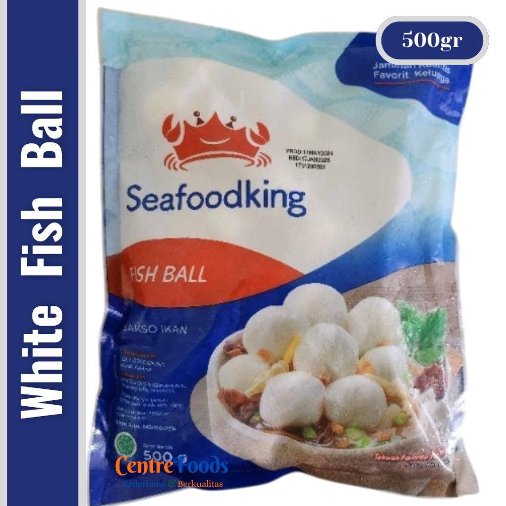 

Bakso Ikan Kecil - Baso Ikan White Fish Ball SEAFOOD KING | 500gr [ Harga Per BKS ]