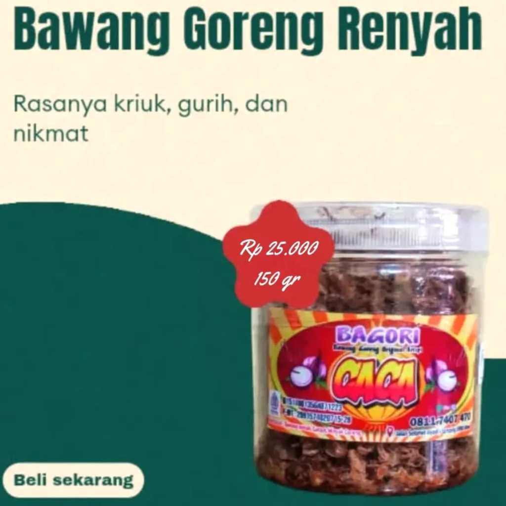 

Bawang Goreng Renyah Dapur Caca
