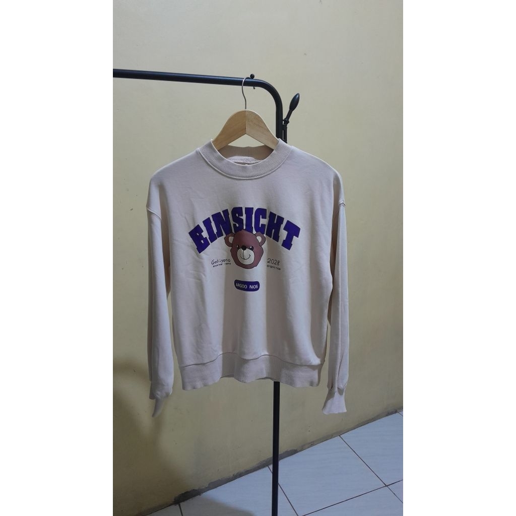 CREWNECK GLOBAL UNIQLO MULUS size S