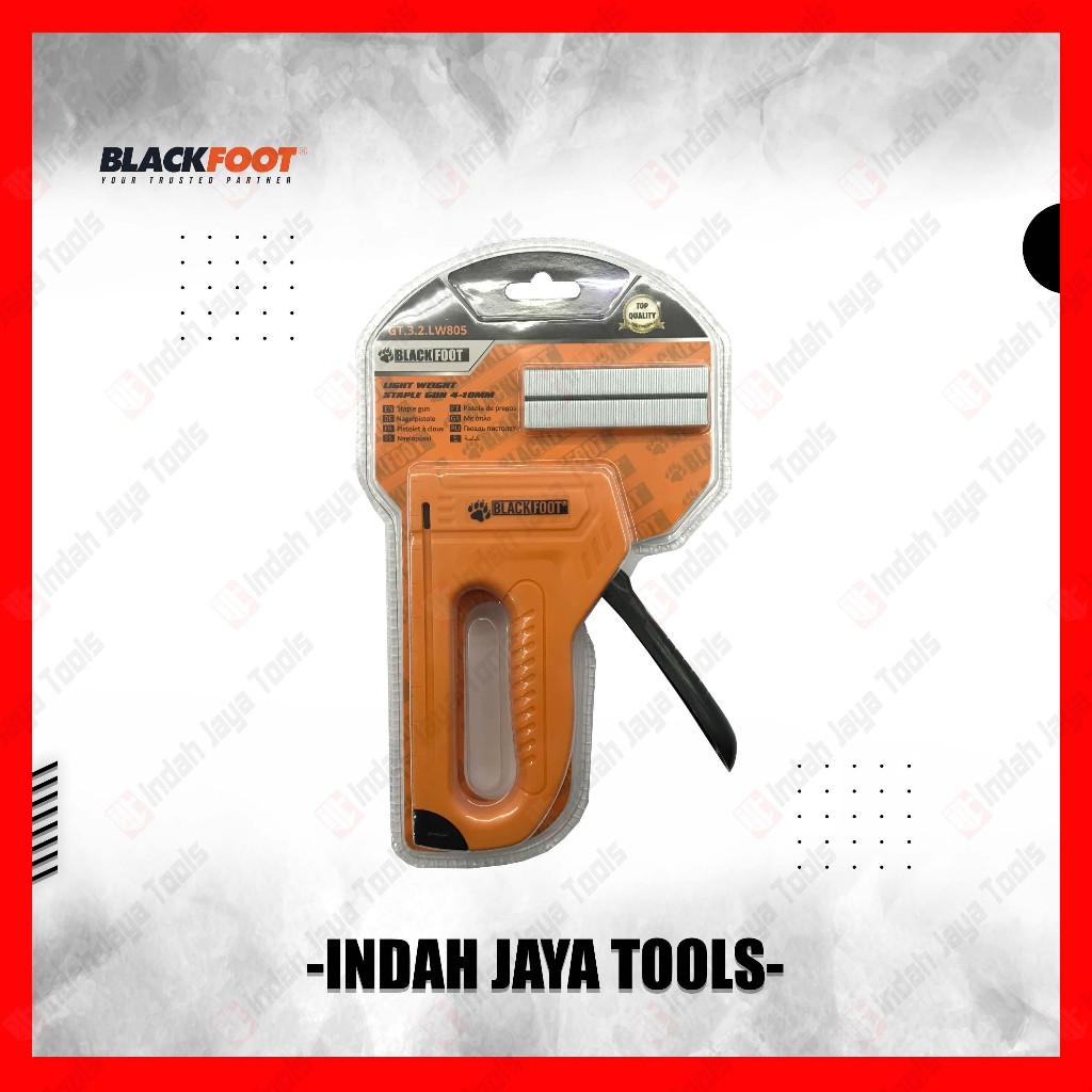 

BLACKFOOT GT.3.2.LW805 Staples Gun 4 - 10 mm Tacker - Staple Jok Tembak Hekter Light Weight