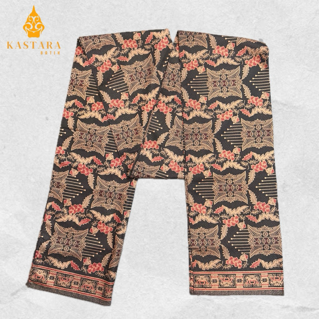 Selendang batik bahan Dobby Motif pintu aceh