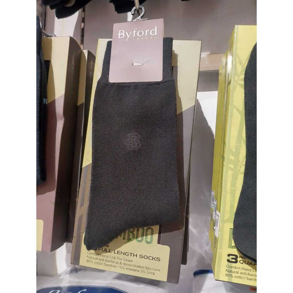 kaos kaki byford 3 pairs bamboo anti bacterial (full length)