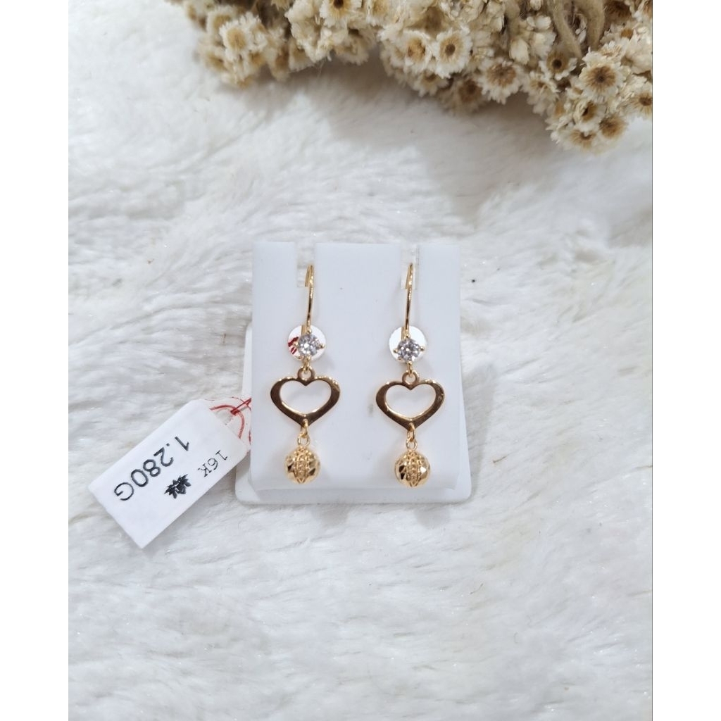 Anting emas 70 hati bola