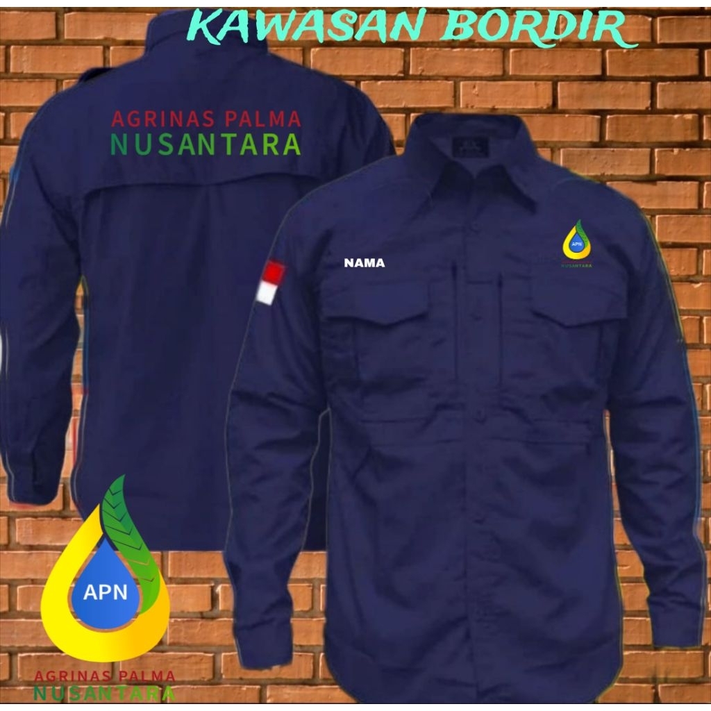 Terbaru kemeja tactical APN agrinas Palma Nusantara Seragam APN agrinas baju APN agrinas pdh APN agr