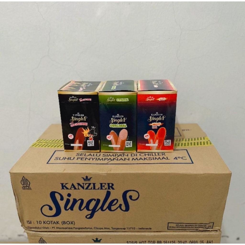 

Sosis Kanzler Singles 65gr - 10 Box ( 1 Box Isi 12 Pcs )