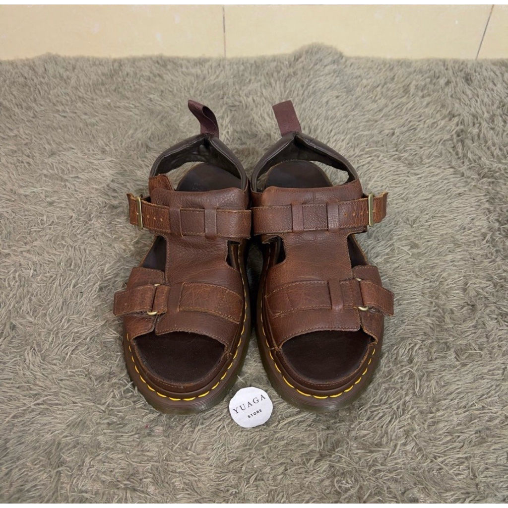 (Size 42) Dr Martens Hayden Sandals Brown smooth Original