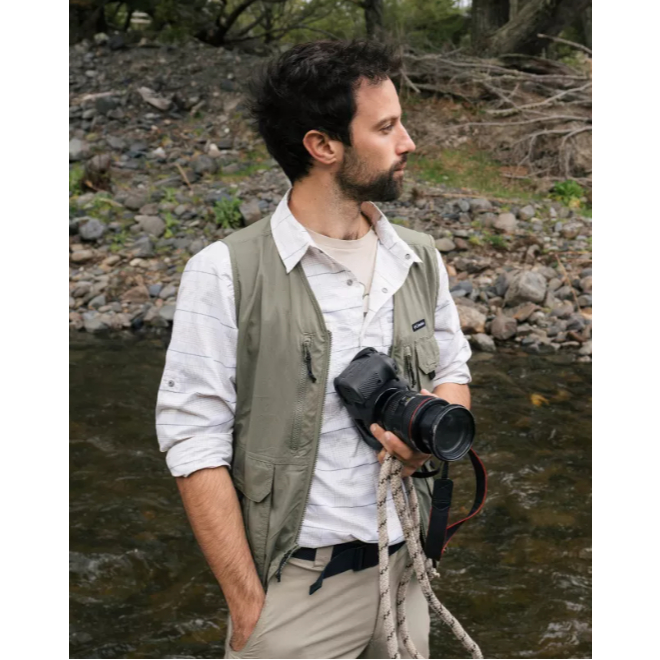 Rompi mendaki hiking Columbia Men's DARK GREY Ridge Utility Vest Fleece Gilet Vest ORIGINAL BNWT 203