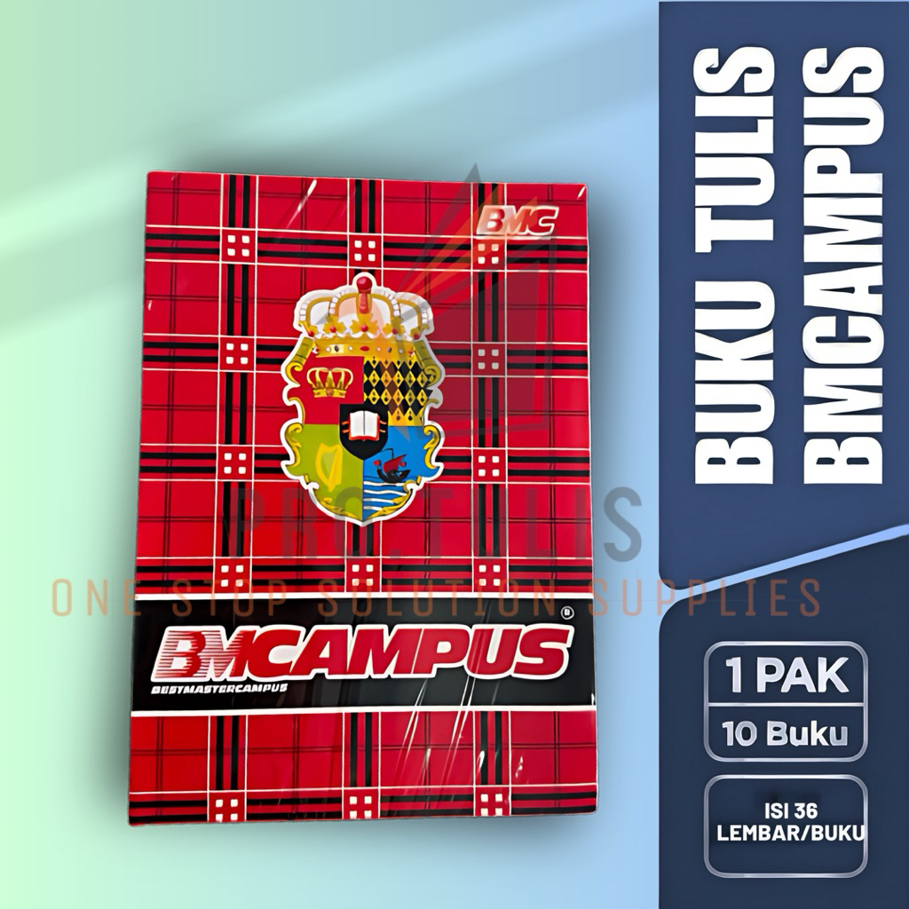

Promo 10 Pcs) Buku Tulis BMC Kampus 36 Lembar / Buku Tulis Murah (READY COD!!!)