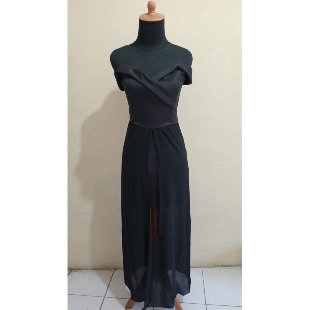Dress hitam pesta preloved