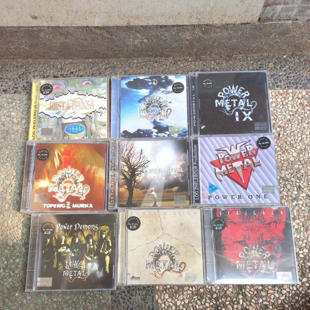cd power metal - sepaket 9 album