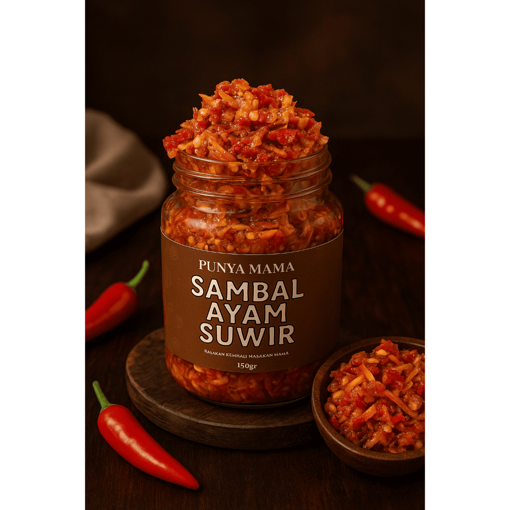 

Punya Mama - Sambal Ayam Suwir 250 Gram