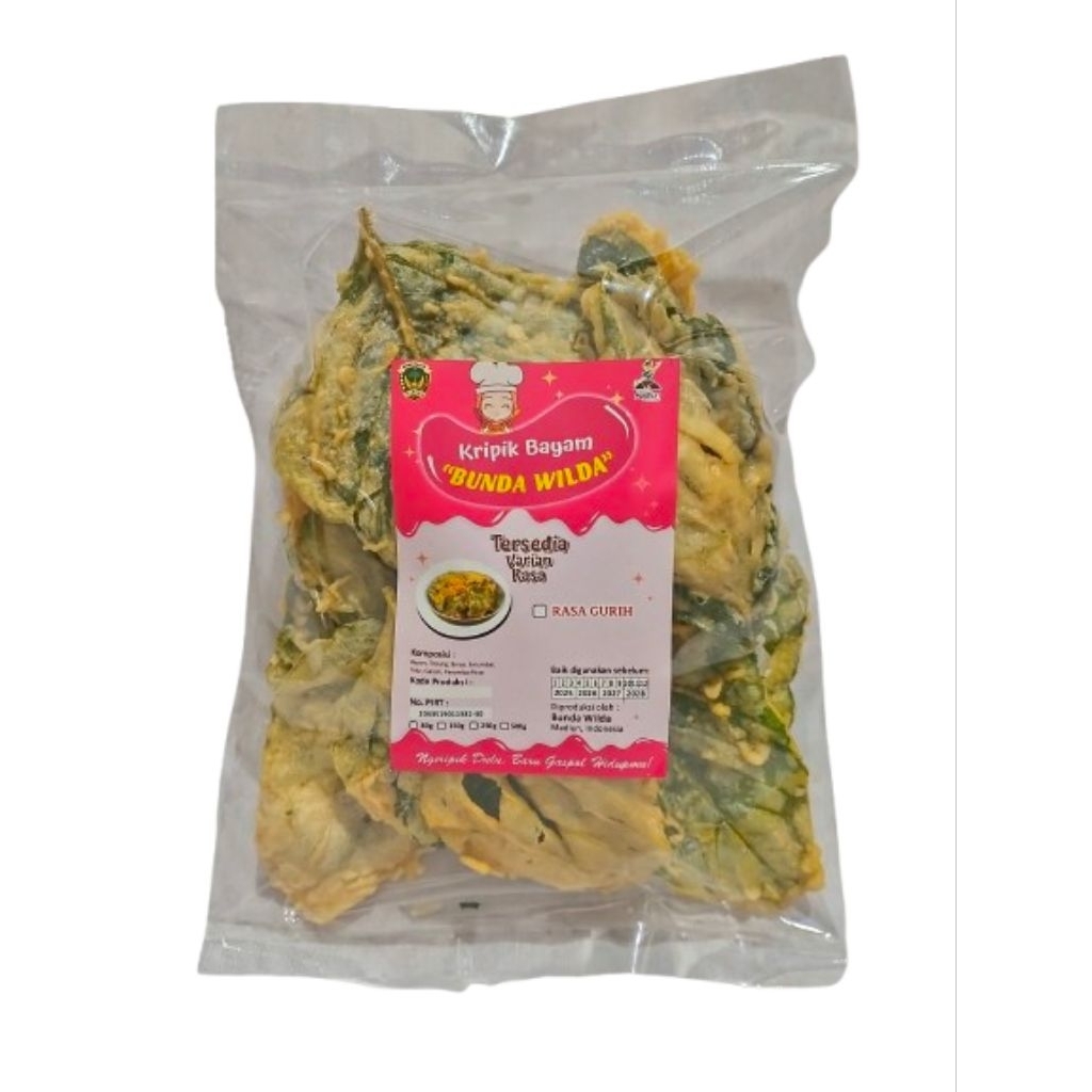

Keripik Bayam Bunda Wilda 100 gram