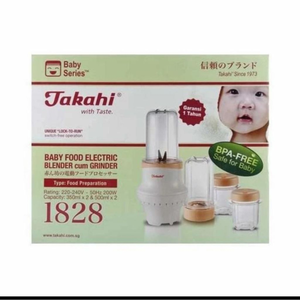 Takahi Baby Food Electric Blender Grinder 1828