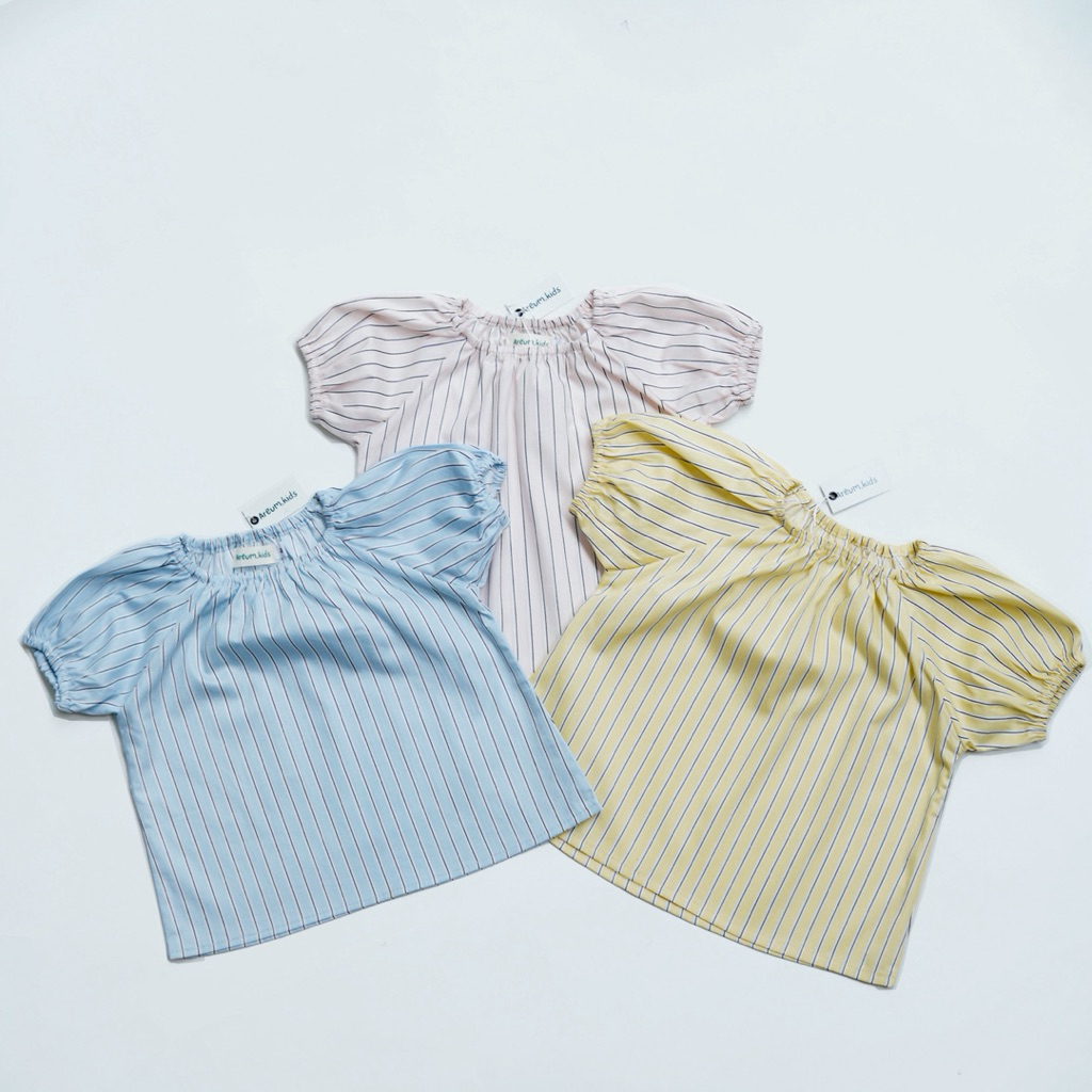Soe blouse / atasan anak perempuan / baju anak perempuan / blouse anak / blouse stripe anak