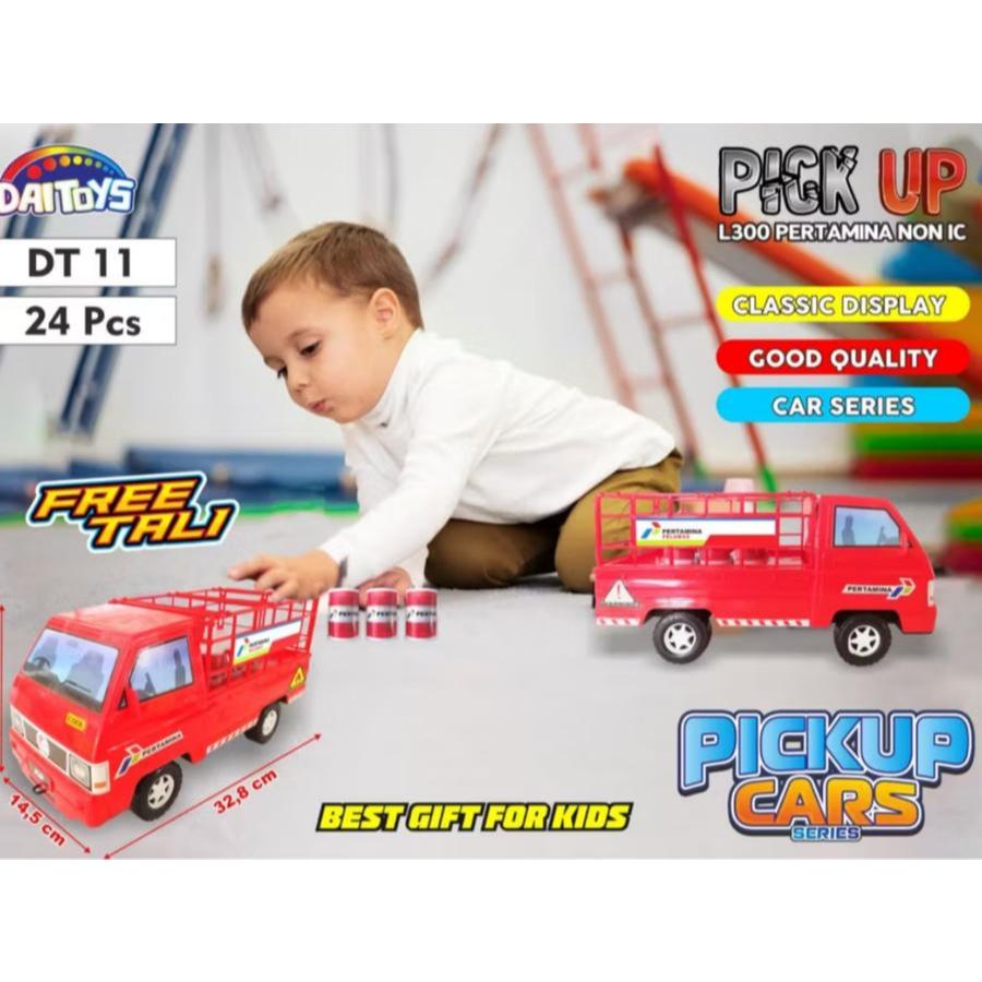 Mainan Mobil Pick Up L300 PERTAMINA OLI / Mainan Pickup Versi TABUNG OLI PERTAMINA MURAH