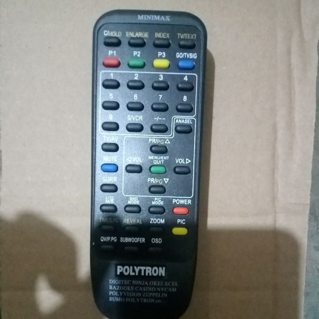 REMOT TV TABUNG POLYTRON