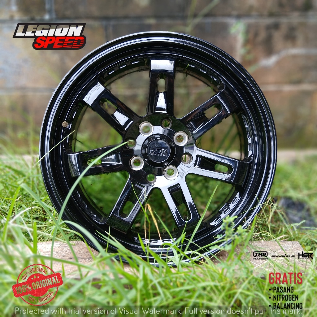 Velg Mobil R16 cocok buat Brio Yarris Calya Kijang kapsul DLL Pelg HSR DAIMON Pcd 8x100-14 lebar 7