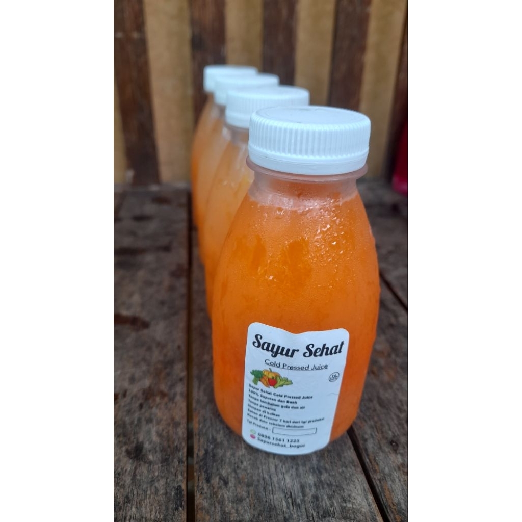 

Cold Pressed Juice Wortel Apel 125ml travel size