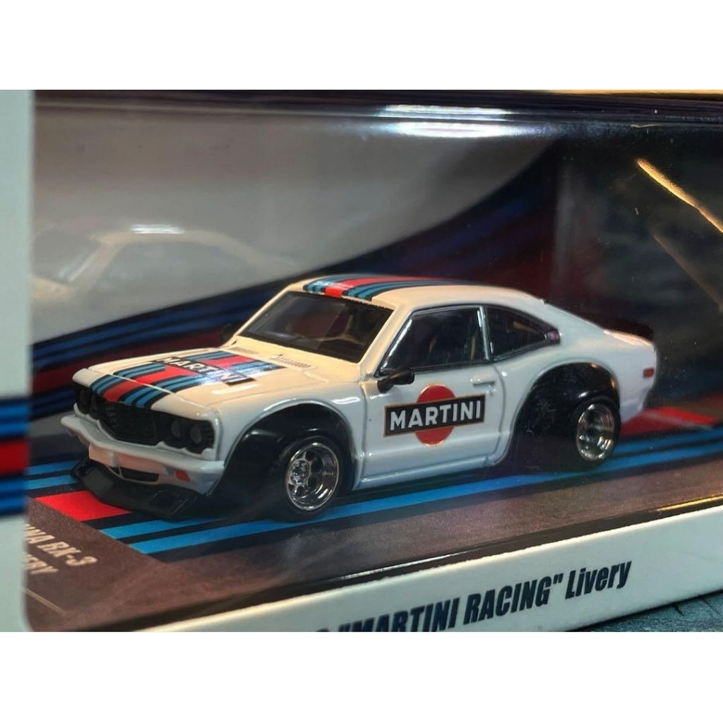 INNO64 MAZDA SAVANNA RX-3 MARTINI RACING LIVERY