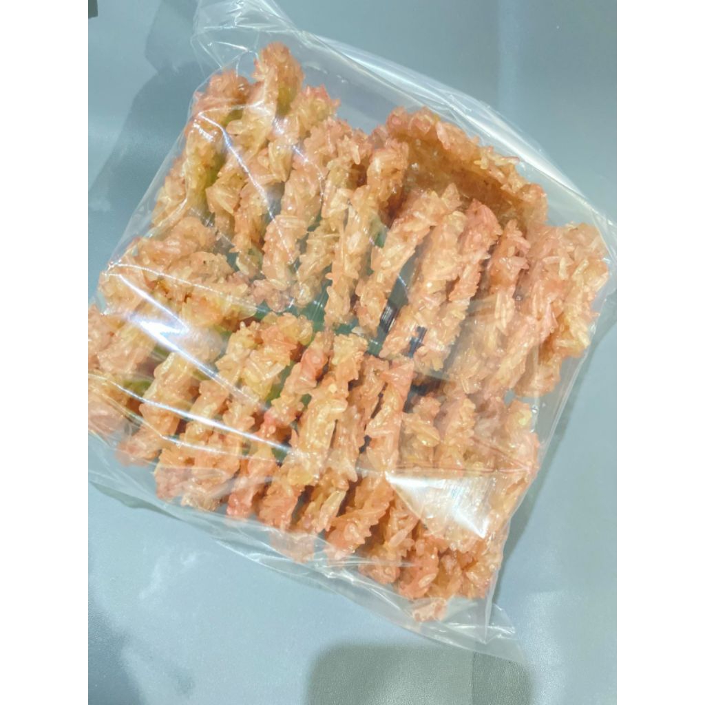 

Rengginang Mentah / Rengginang terasi merah khas Jawa Barat 1/2 kg
