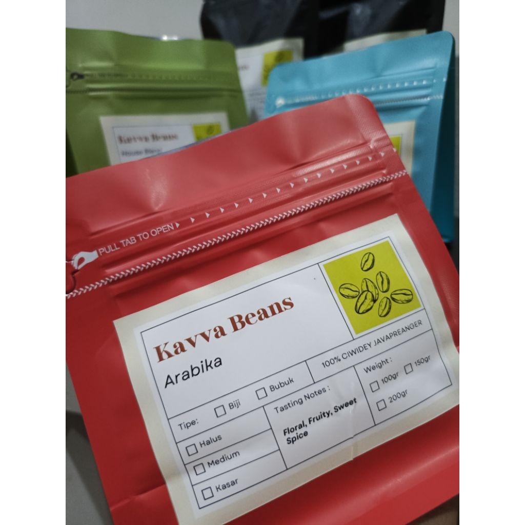 

200gr - 100% Arabika Ciwidey Javapreanger - Tasting notes: Floral, Fruity, Sweet Spice☕