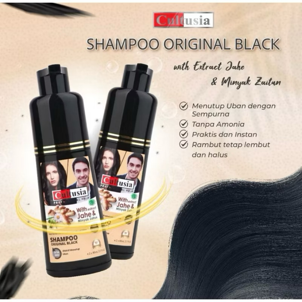 CULTUSIA SHAMPOO Original Black