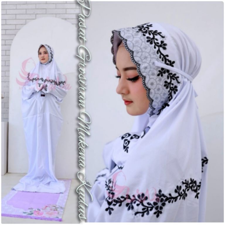 KODE H54P MUKENA POLINO EVATA TERUSAN MUKENA TERUSAN MUKENA SANTRI MUKENA REMAJA MUKENA SUTRA MOTIF 