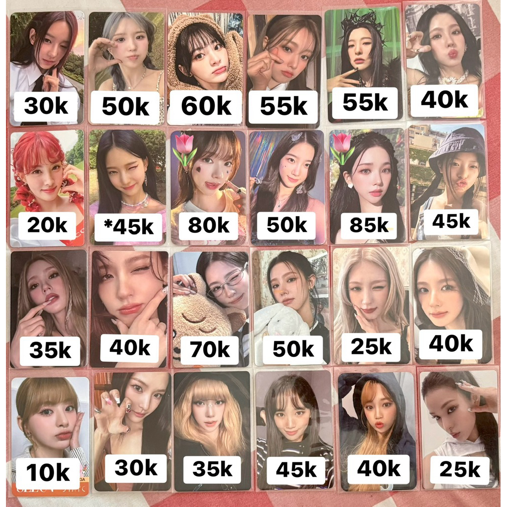 CLEARANCE SELL PHOTOCARD PC GIRLGROUP YOON SEEUN J STAYC NEWJEANS HANNI PITA HANPIT WONYOUNG WONY IV