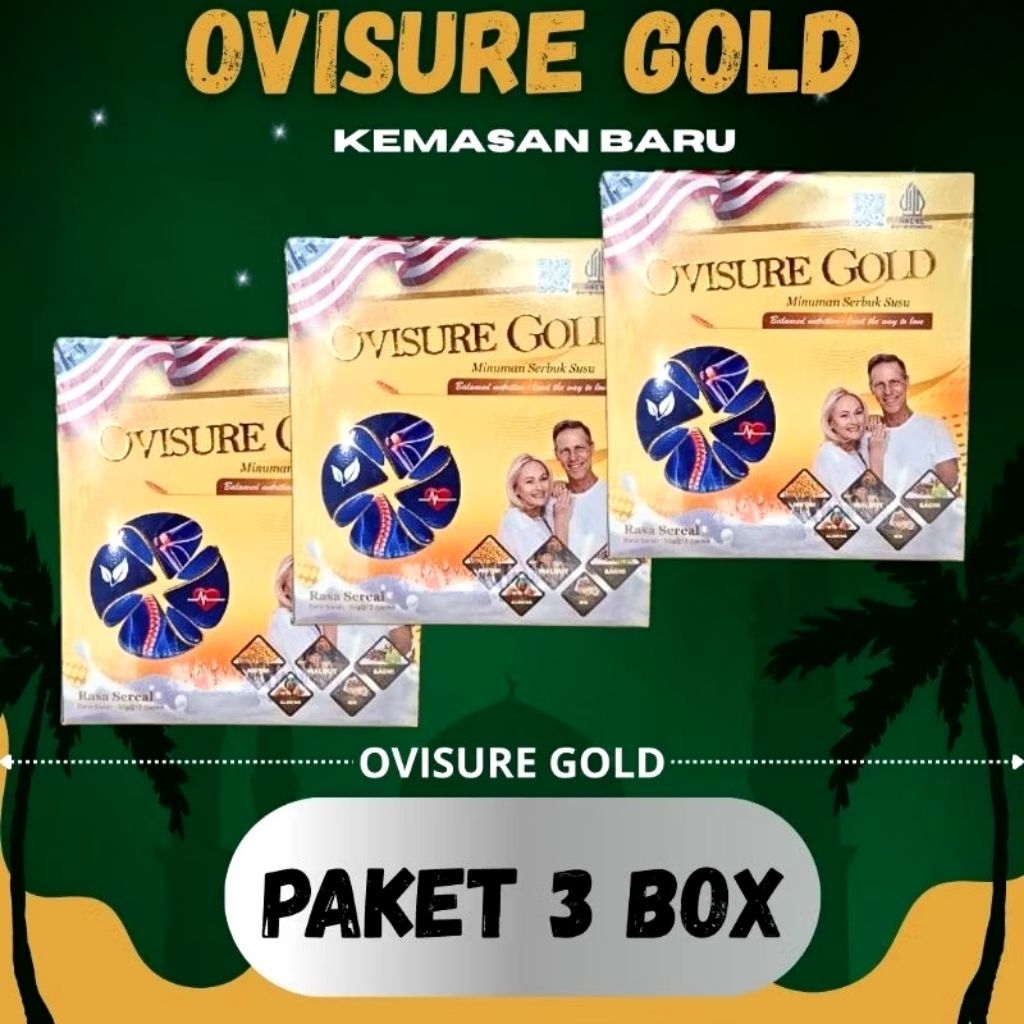 

PAKET 3 BOX OVISURE GOLD SUSU BPOM , MEMBANTU MEMULIHKAN KERUSAKAN TULANG SUSU USA