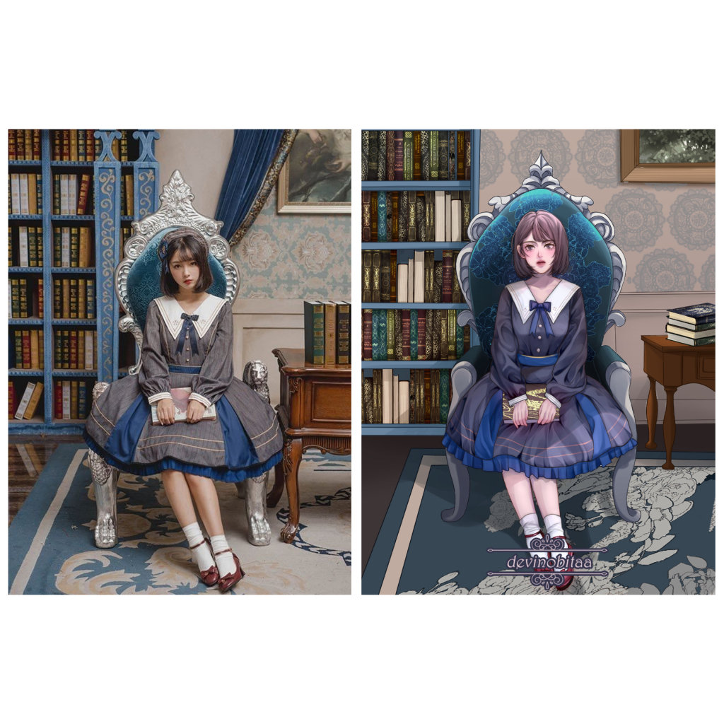 Commission Art Anime Style/Jasa Gambar Foto Ke Anime Style