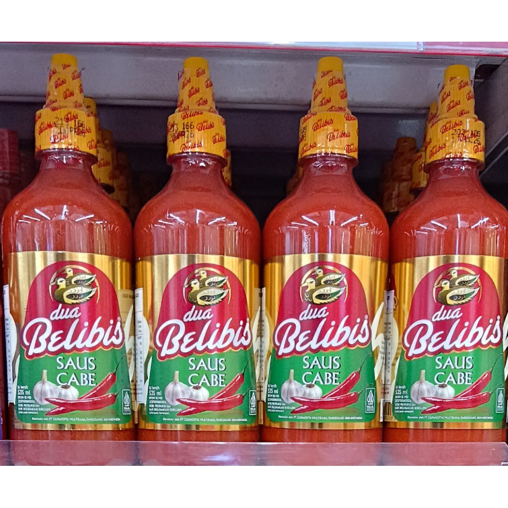 

Saos sambal dua belibis saos cabe pedas asli saus duabelibis 535ml