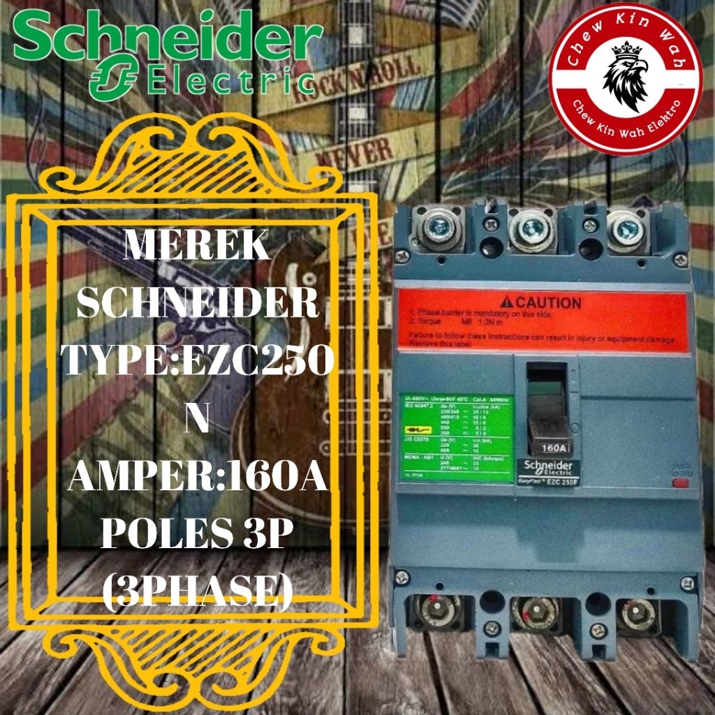 MCCB Easypact ezc 160a