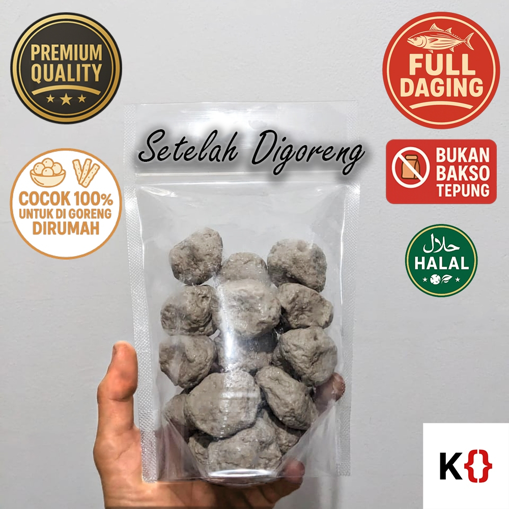 

Bakso Goreng Mentah Premium Bukan Tepung Per Buah
