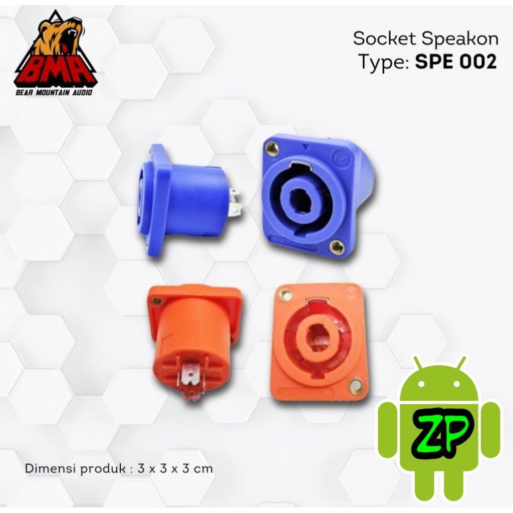 SOKET SPIKON BMA KONEKTOR SPEAKER BMA
