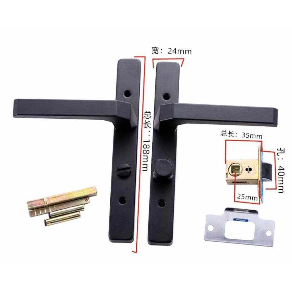 Kunci Pintu WC Kamar Mandi - Handle Pintu Toilet - Kunci Pintu Aluminium - Kunci Pintu Kamar Mandi