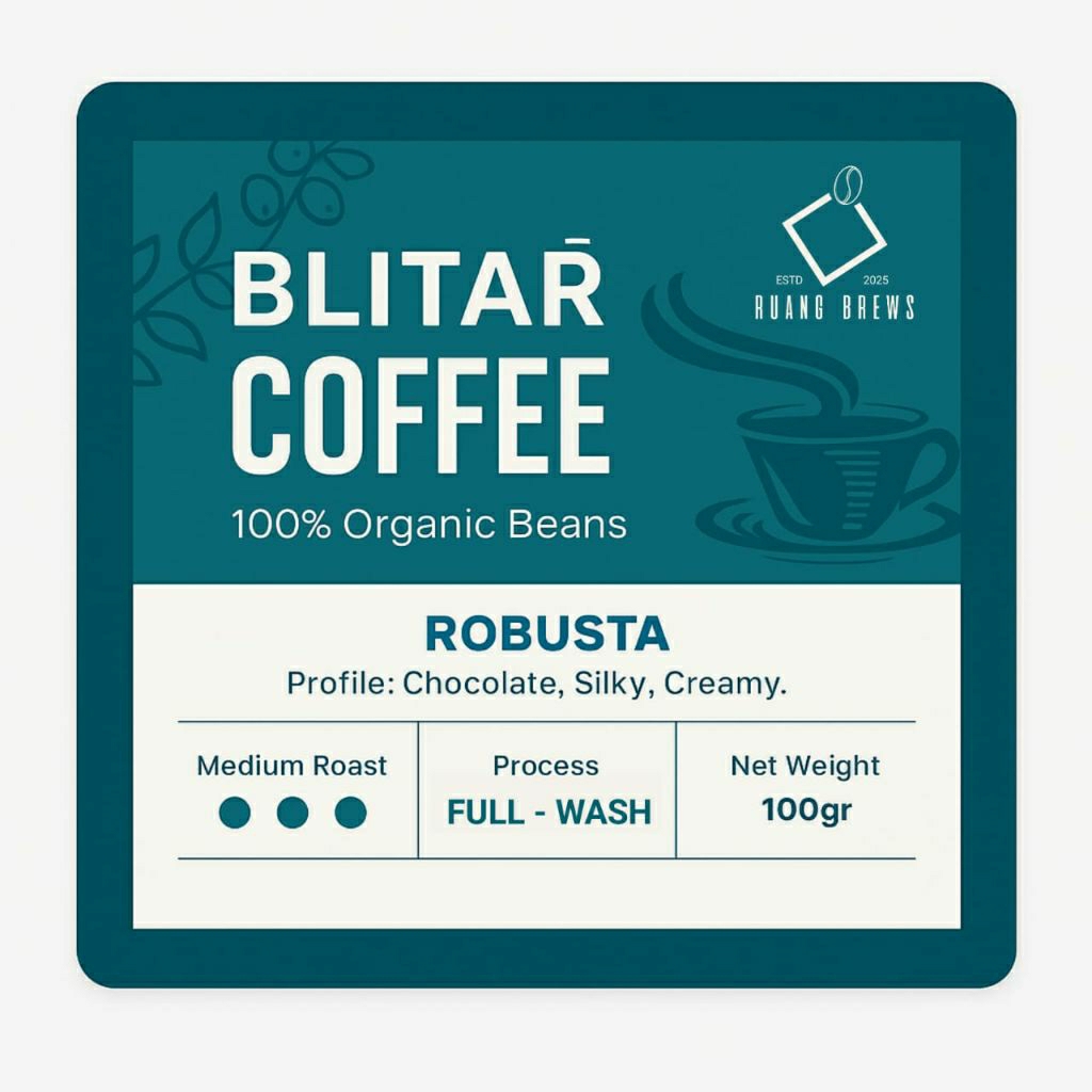 

KOPI BLITAR ROBUSTA 100 Gram - Blitar Coffee Robusta