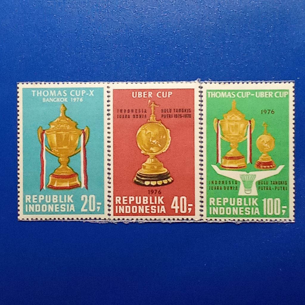 

Prangko Seri Indonesia Juara Dunia Bulu Tangkis 1976