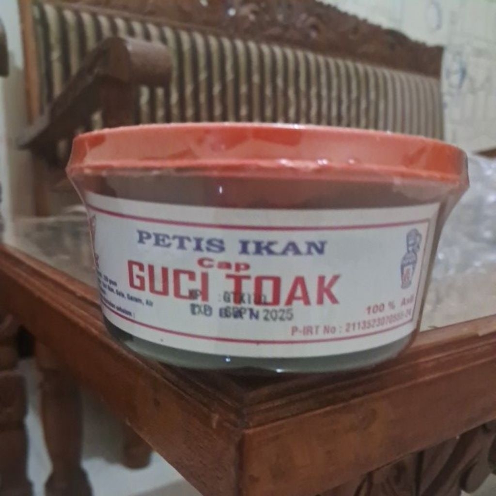 

petis ikan cap guci toak ukuran 250 gram