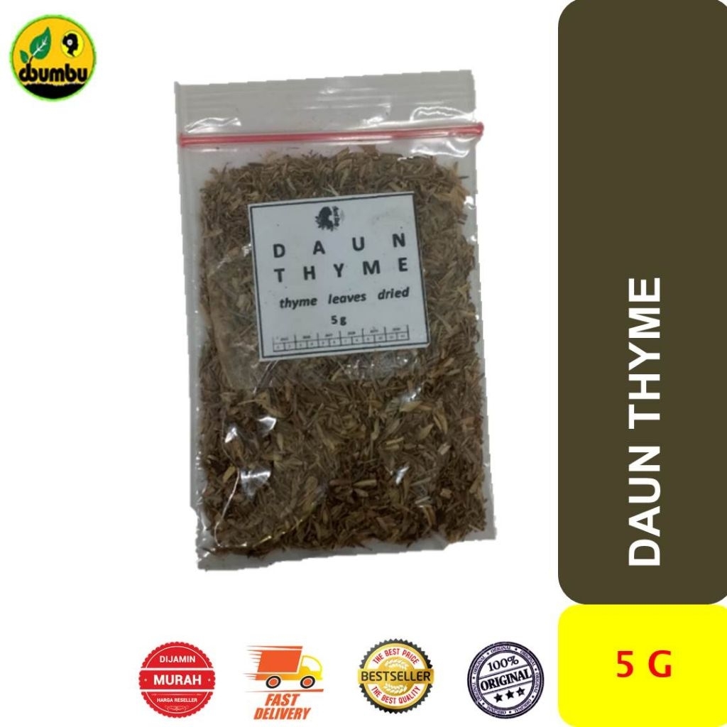 

Daun Thyme Kering kemasan Sachet 5 gram