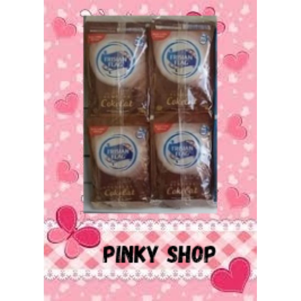 

PINKY-Susu kental manis Frisian flag coklat 6 sct