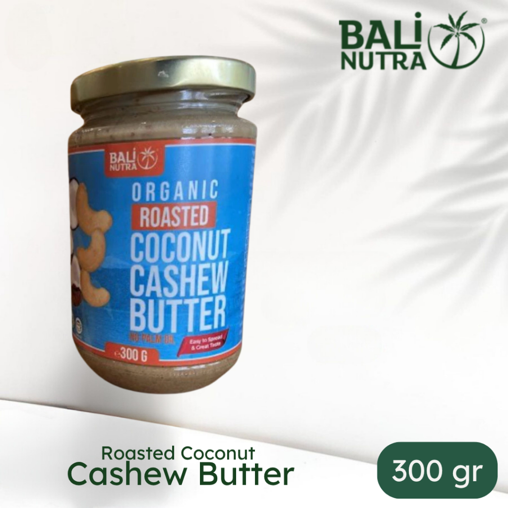 

BALI NUTRA Coconut Cashew Butter 300gr - Mentega Selai Kacang Mede Organik