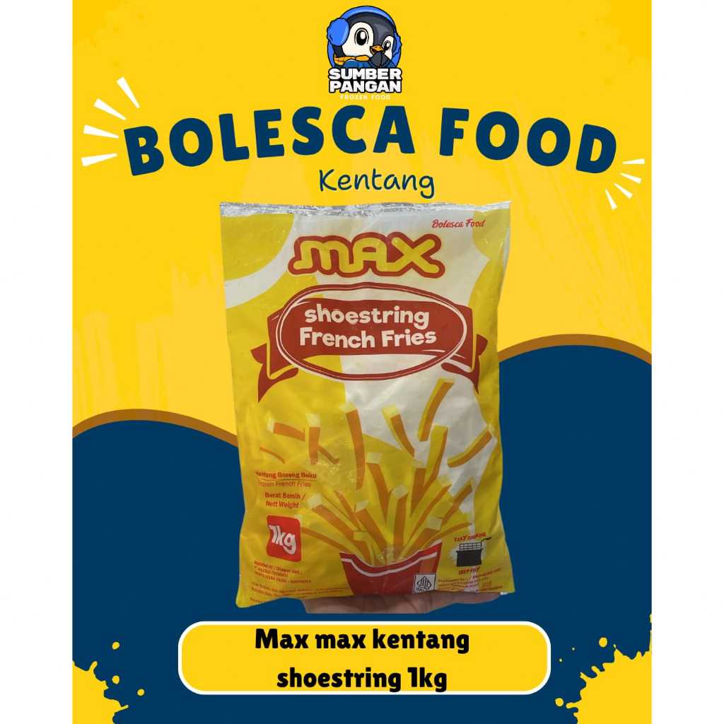 

Max Max kentang shoestring 1kg & 2,5kg