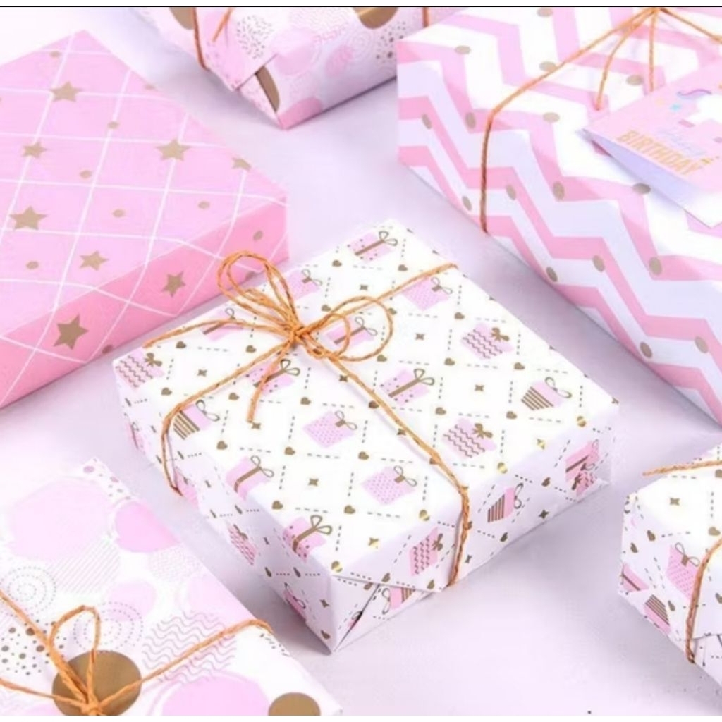 

Jasa Bungkus Kado Included Kertas Kado Random dan Ucapan