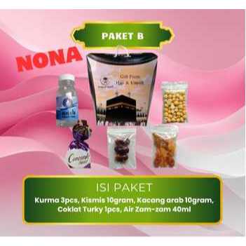 

NONA - PAKET B 10 - Paket Oleh oleh Haji dan Umroh - Nyaman Kurma