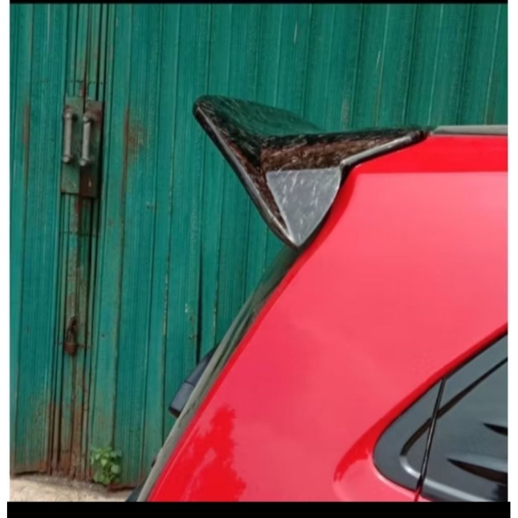 spoiler spon Honda Brio old carbon kevlar asli