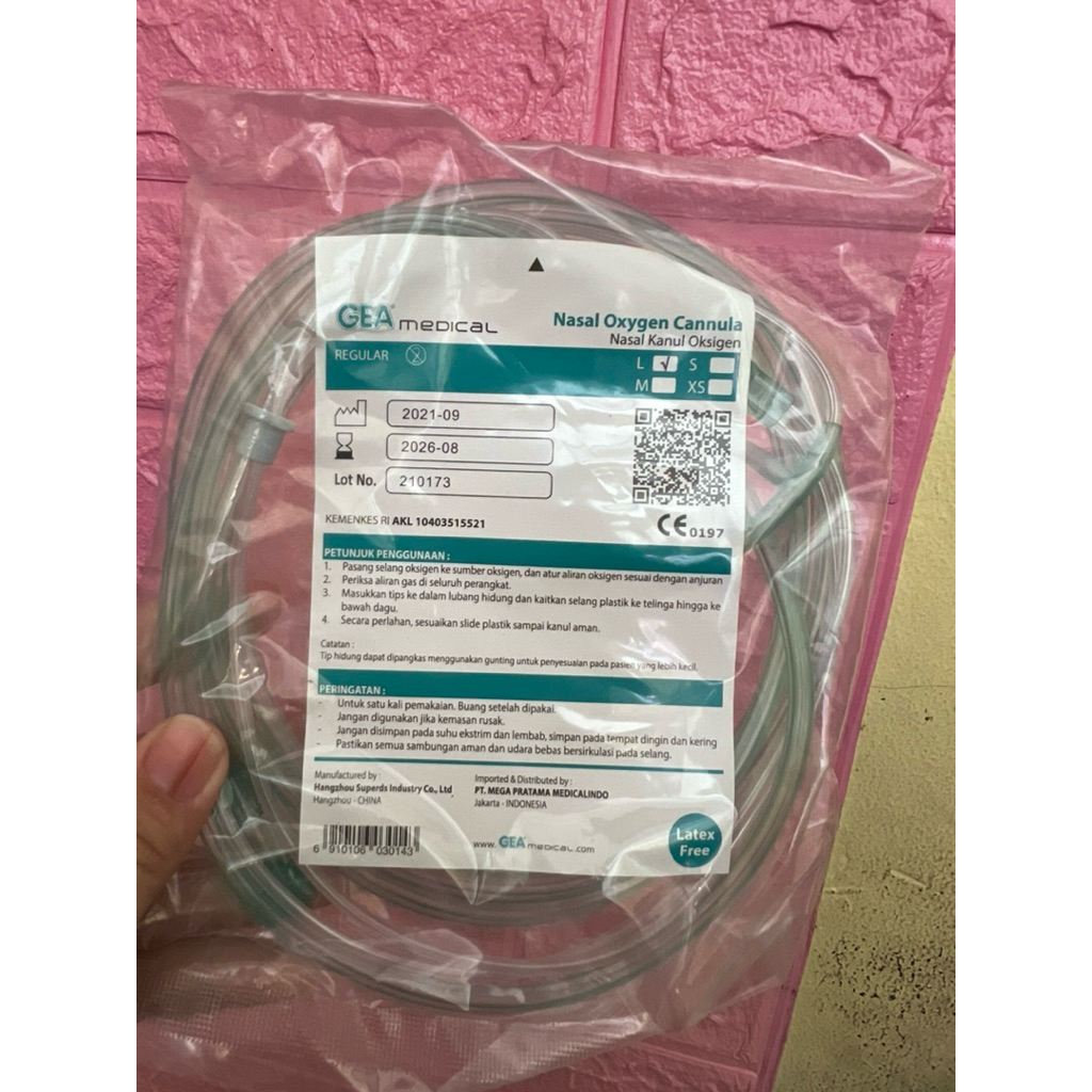 Selang Oksigen / selang oksigen Reguler / Soft Tip